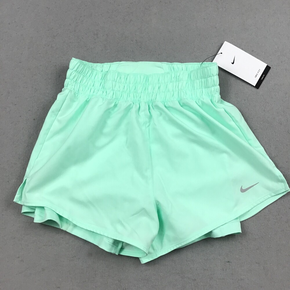 Nike Swift Running Shorts Women Extra Small Green Reflective Training Lining XS